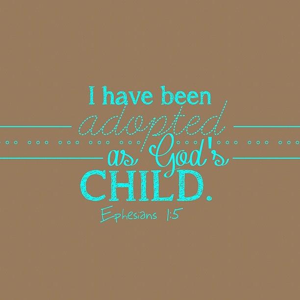 Brown Photograph - I Have Been Adopted As A Child Of God by Traci Beeson