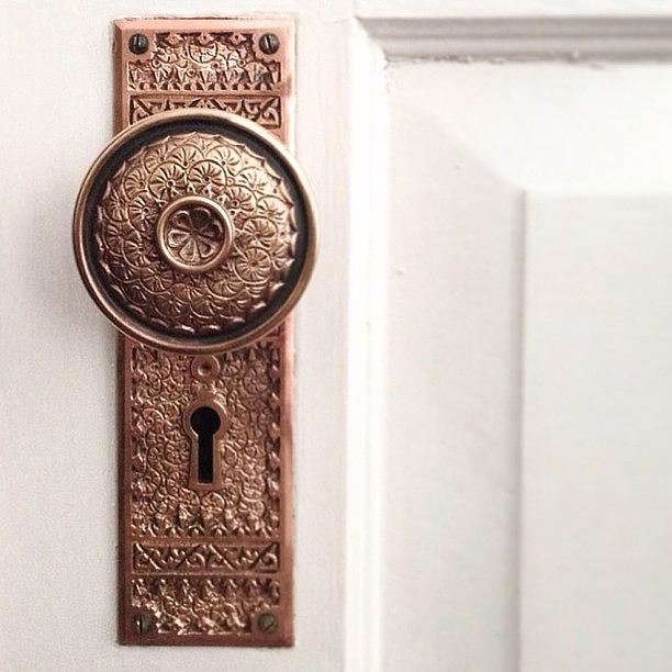 Vintage Photograph - I Just Love These Old Door Knobs! by Kim Schumacher