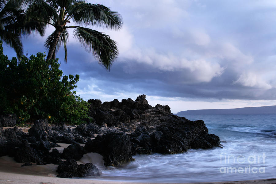 Beach Photograph - I ke kai Hawanawana Eia kuu lei Aloha - Paako Beach Maui Hawaii by Sharon Mau