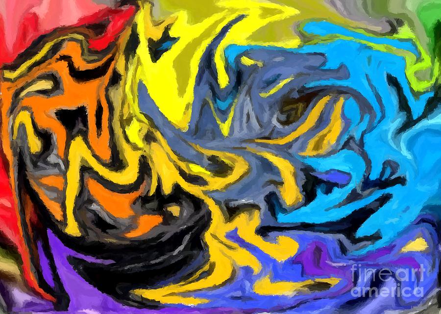 Abstract Digital Art - I like it 3 by Chris Butler