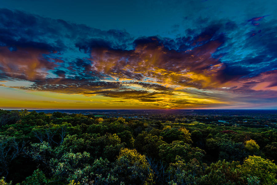 Sunset Photograph - I Look At The World And I Notice Its Turning by Randy Scherkenbach