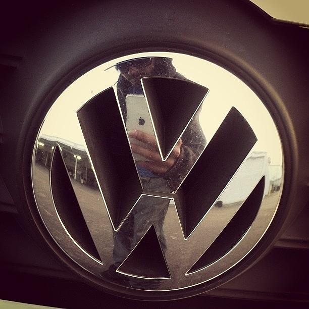 Car Photograph - I Look Damn Good In A Vw....just by Kensta Lopez