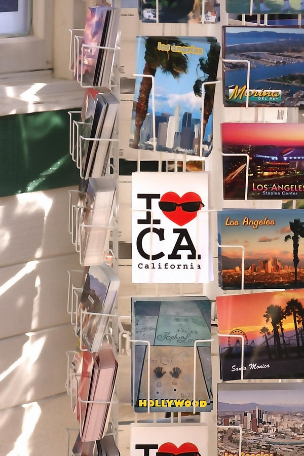 I Love CA Photograph by Art Block Collections