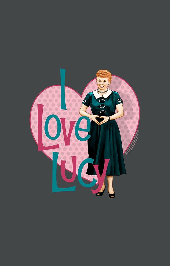 I Love Lucy Heart You Digital Art By Brand A Pixels
