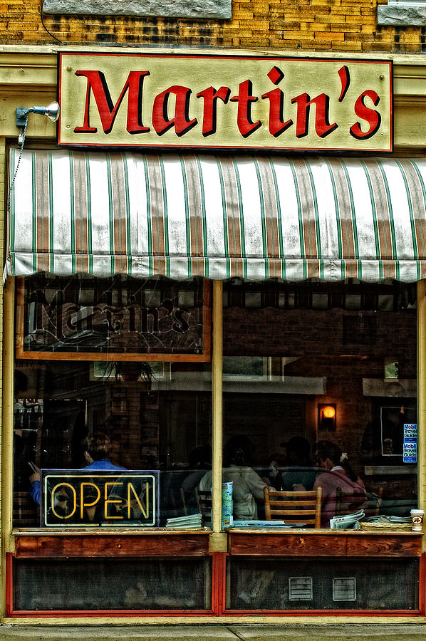 Sign Photograph - I Love Martins by Mike Martin