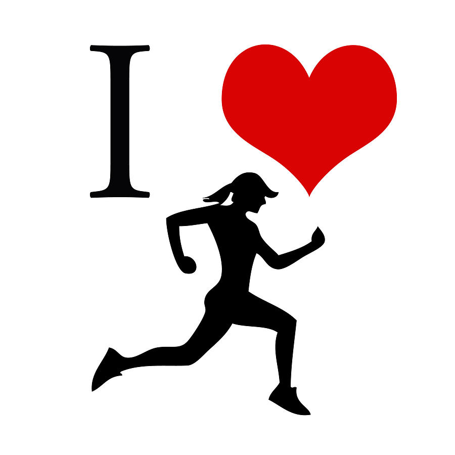 I love running by Gina Dsgn