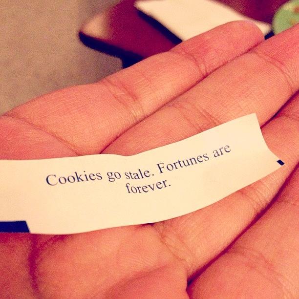Fortune Photograph - I Love This. #fortune #fortunecookies by Kelly Diamond