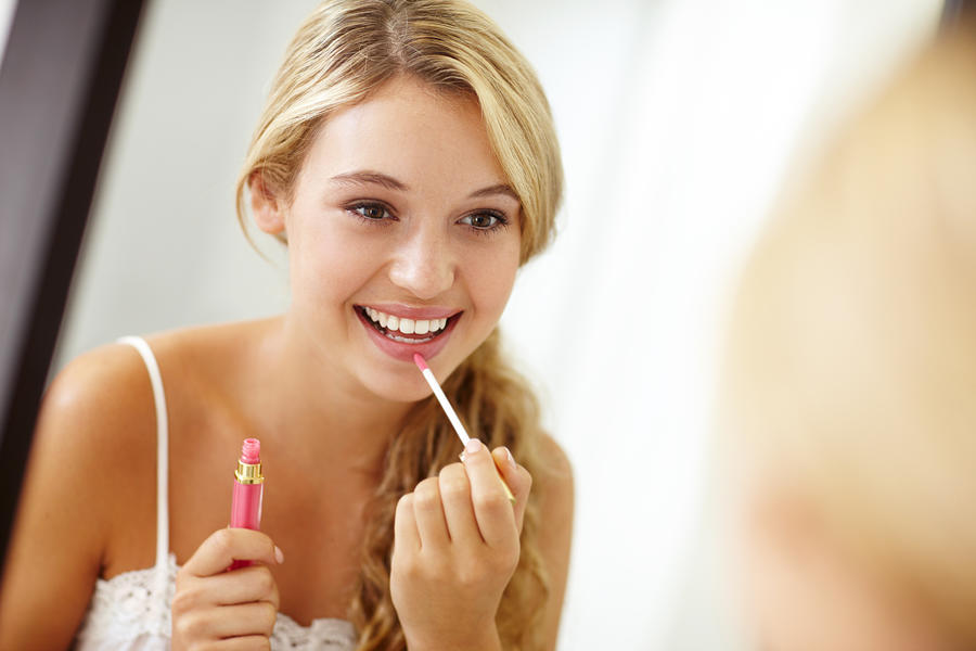 I love this lipgloss Photograph by GlobalStock