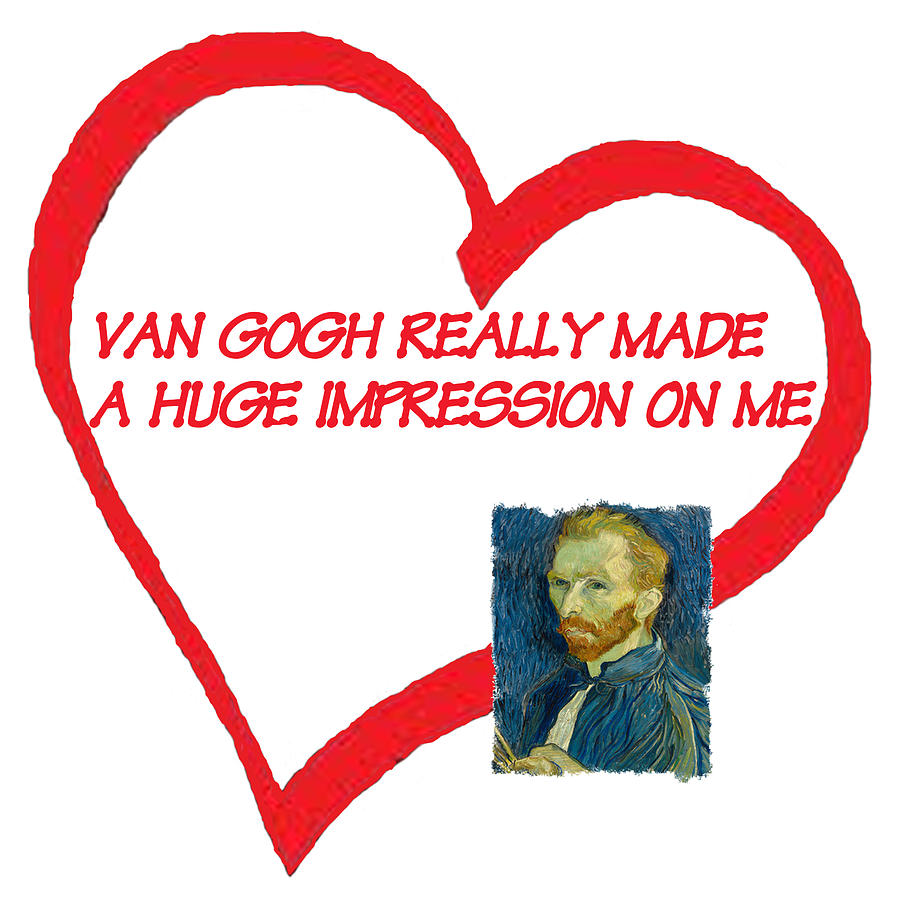 Edgar Degas Digital Art - I Love Van Gogh by Philip Ralley
