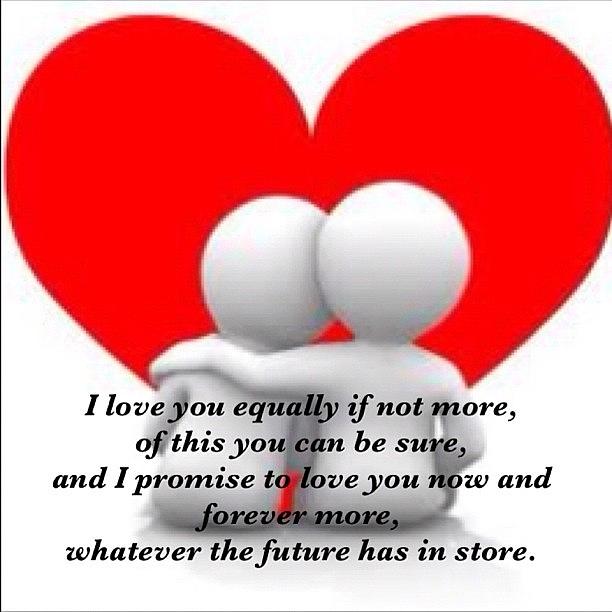Comment Photograph - I Love You Equally If Not More by Nigel Williams