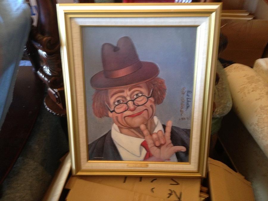 Red Skelton Painting - I Love You by Red Skelton