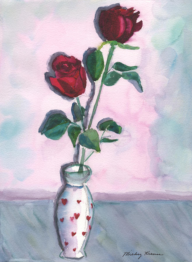 I Love You Roses Painting