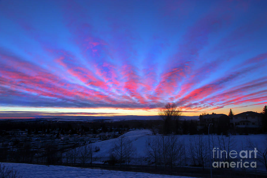 I Miss The Sunsets Of Alberta Photograph by Al Bourassa