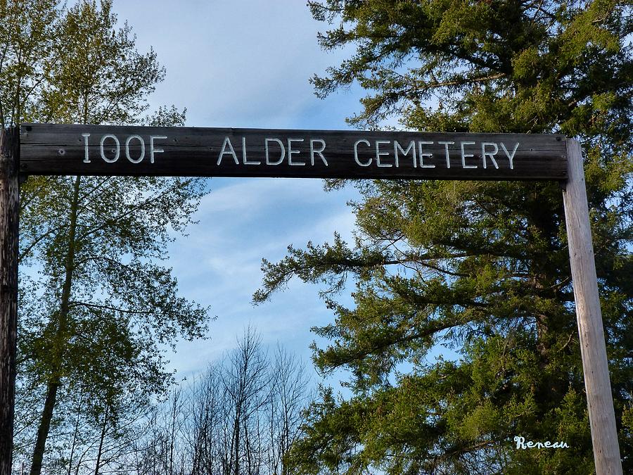 I O O F Alder Cemetery 1 Photograph by A L Sadie Reneau