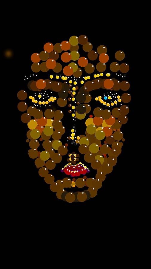I Phone Face Digital Art by R  Allen Swezey
