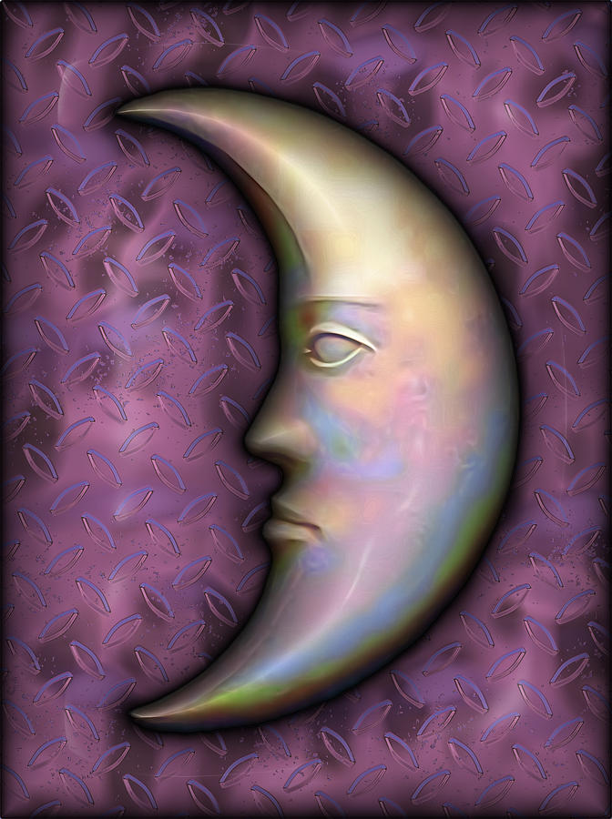 Moon Digital Art - I See The Moon 2 by Wendy J St Christopher
