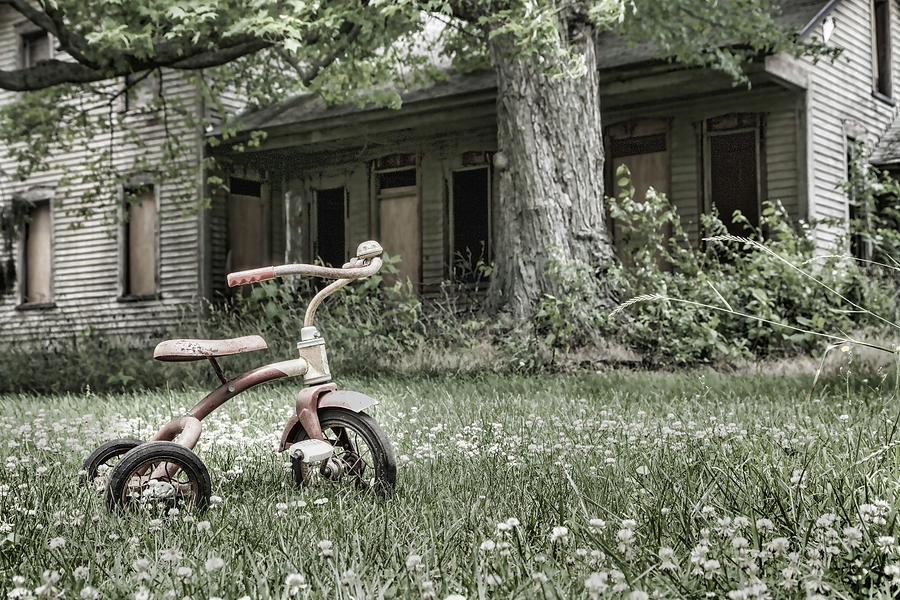 I want to ride my tricycle Photograph by John Crothers