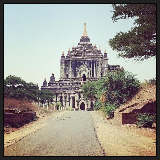 Temple Photograph - I Went Around The #bagan #myanmar Today by Ryoji Japan