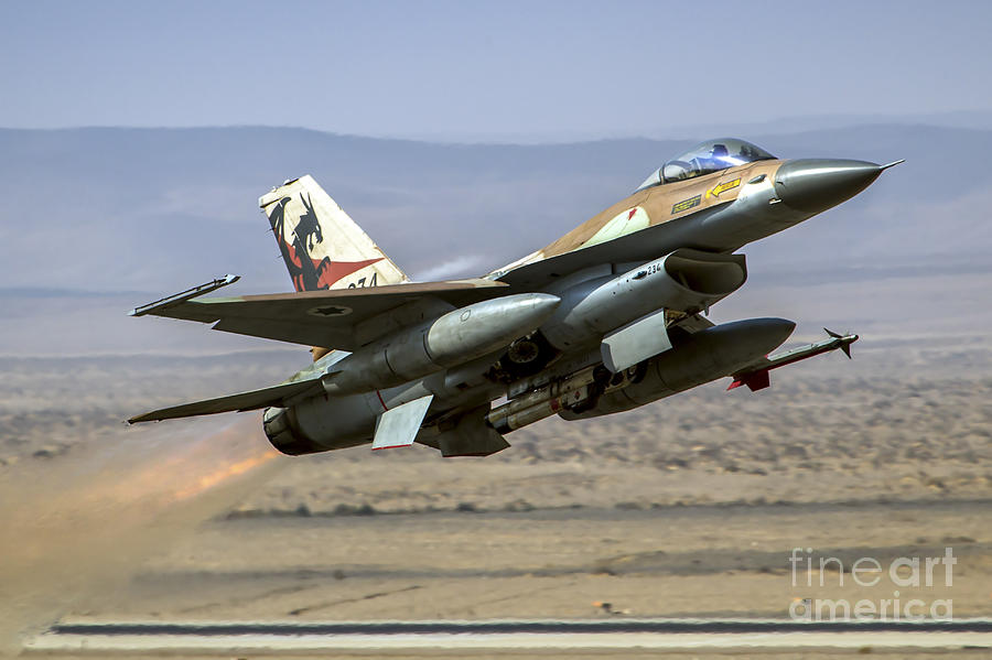 Iaf F-16a Photograph by Nir Ben-Yosef