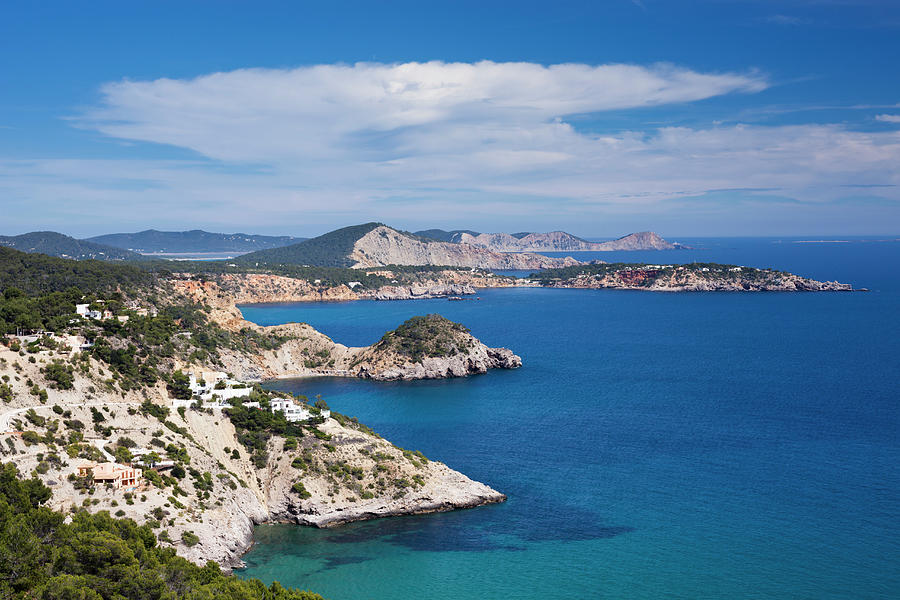 Ibiza Coastline Near Es Cubells Photograph by Jorg Greuel