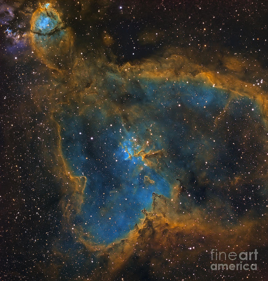 Ic 1805, The Heart Nebula Photograph by Michael Miller