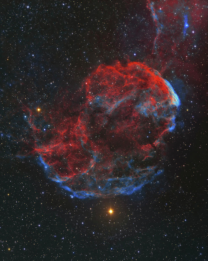 Ic 443 Supernova Remnant, Known Photograph by Lorand Fenyes