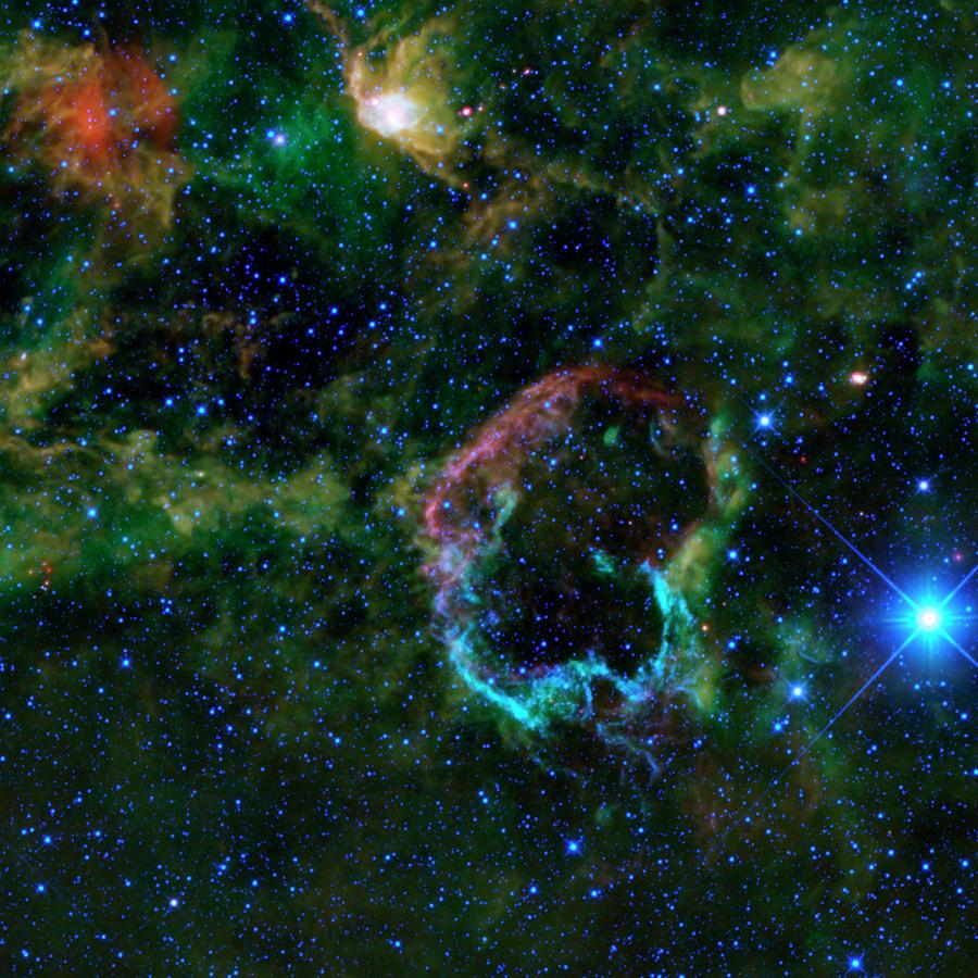 Ic 443 Supernova Remnant Photograph By Nasajpl Caltechuclascience