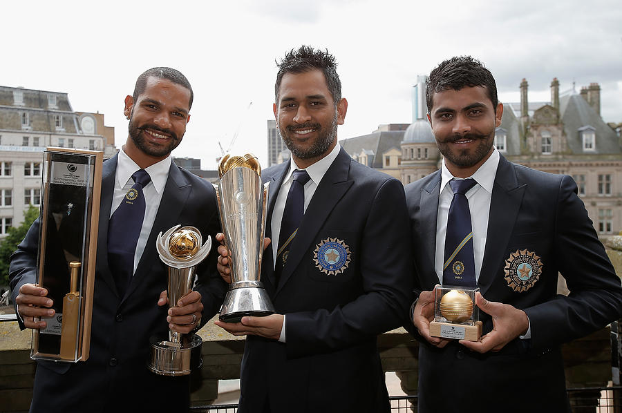 ICC Champions Trophy Winners Photocall Photograph by Harry Engels-IDI