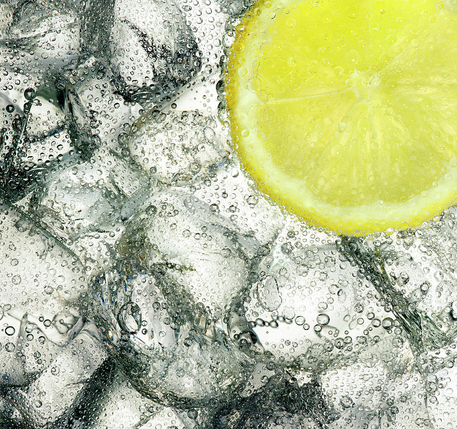 Ice And Lemon Photograph by Anthony Bradshaw