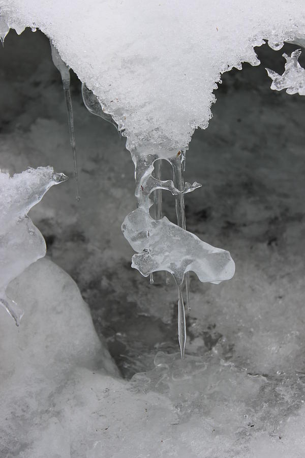 Ice art at rainbow falls Photograph by Stephen Dyck - Fine Art America