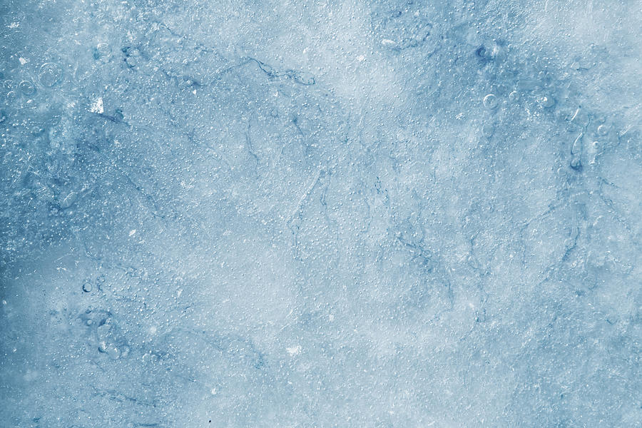 Ice Background Photograph by Sbayram