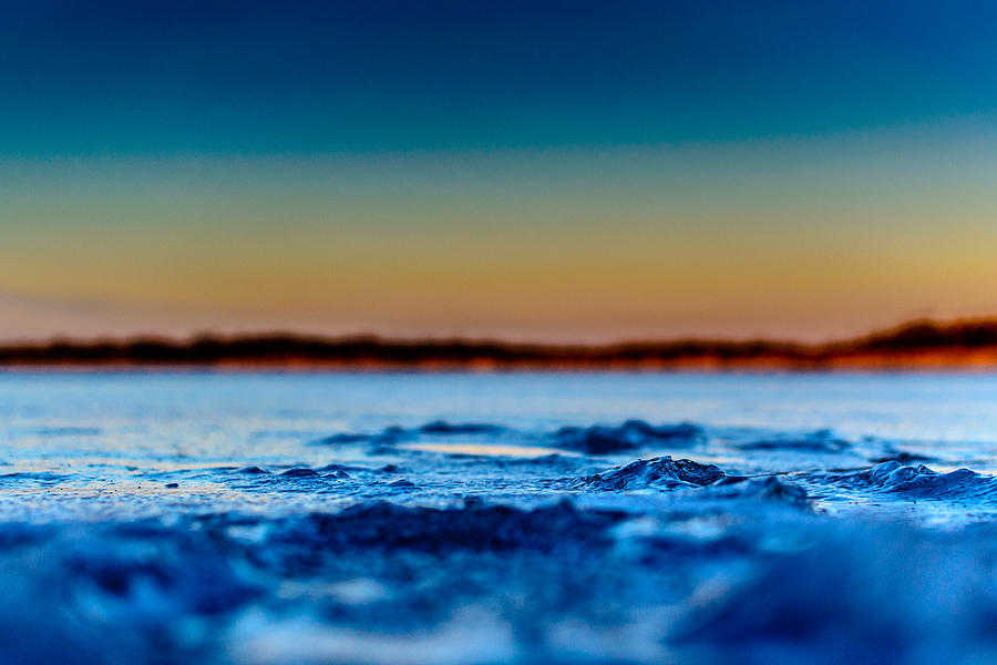 Ice Blue Photograph by Randy Scherkenbach