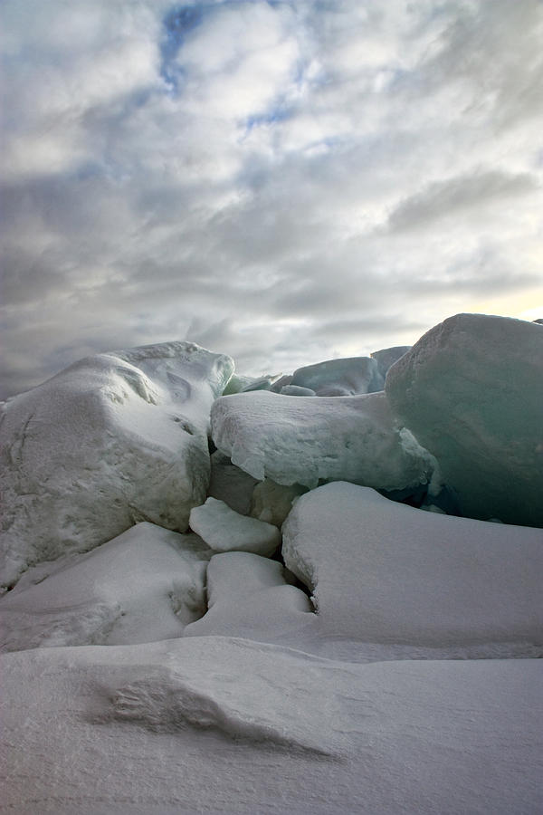 Ice Boulders Photograph by Leda Robertson