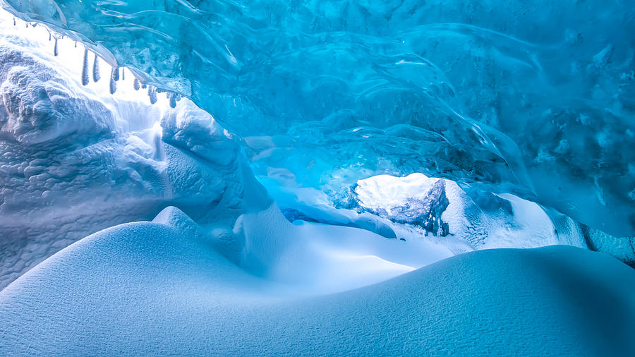Ice Cave Photograph by Alex Lu