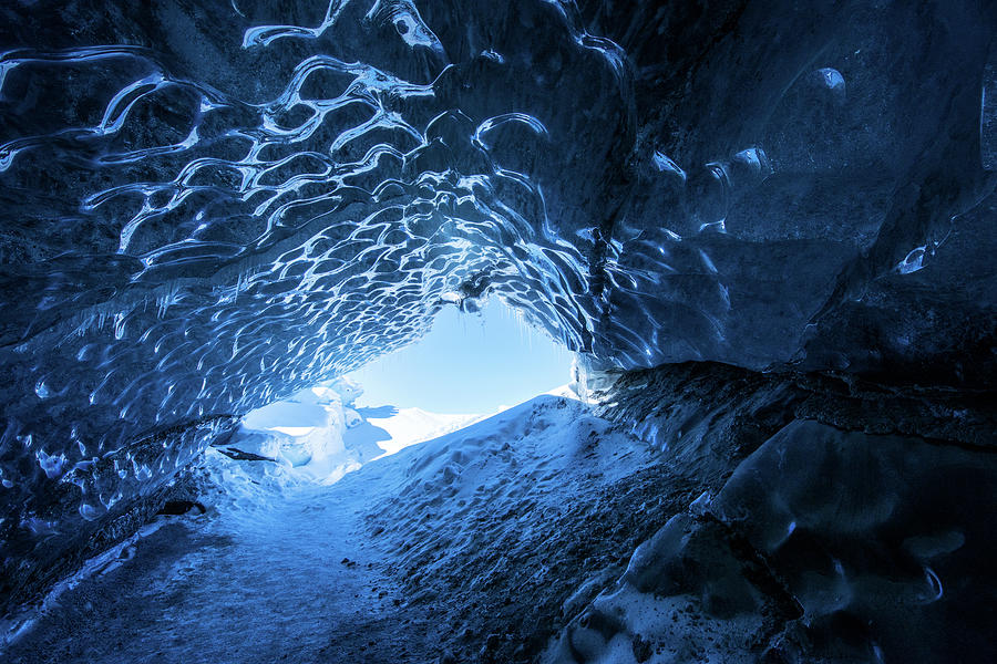 Ice Cave Entrance Photograph by Piriya Photography