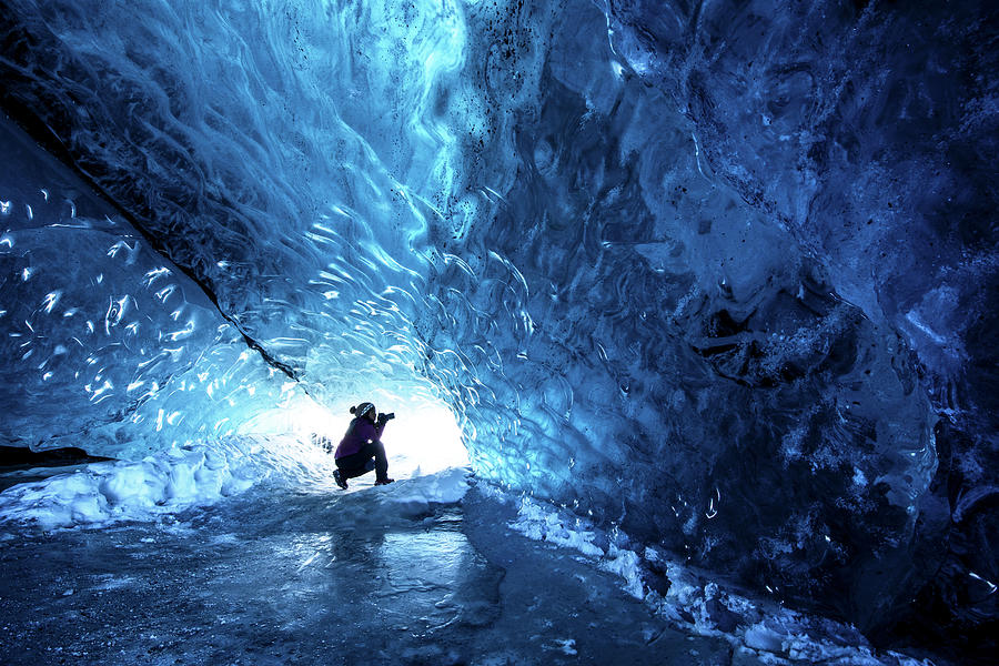 Ice Cave Explorer Photograph by Piriya Photography - Fine Art America