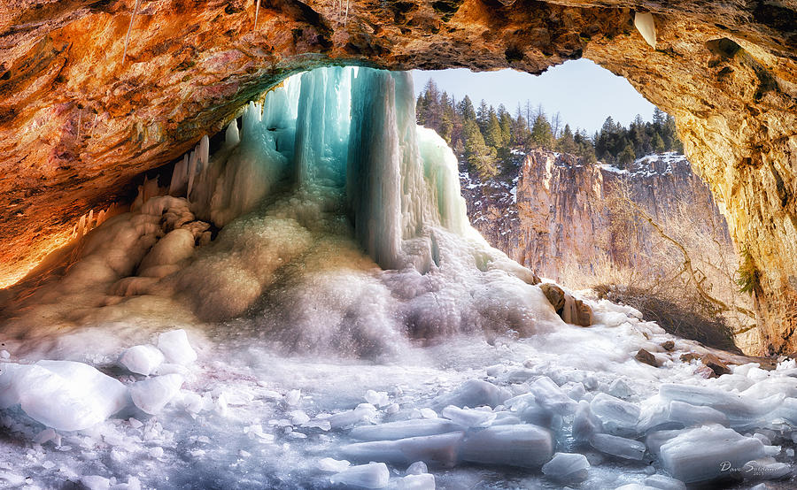 Ice Cave in Rifle Mountain Photograph by David Soldano