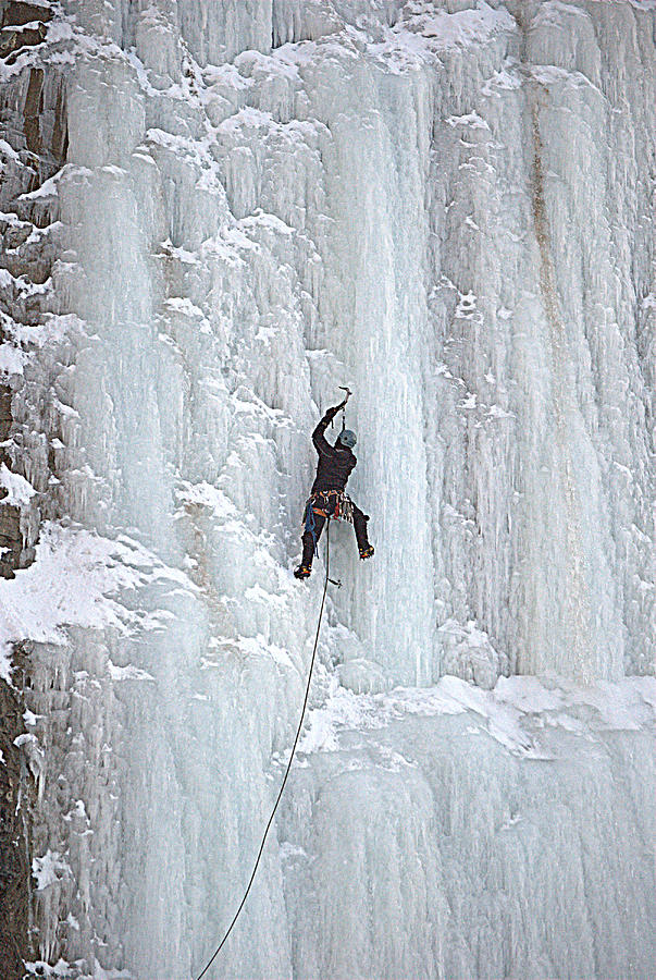 Ice Photograph - Ice Climb by Michael Dohnalek
