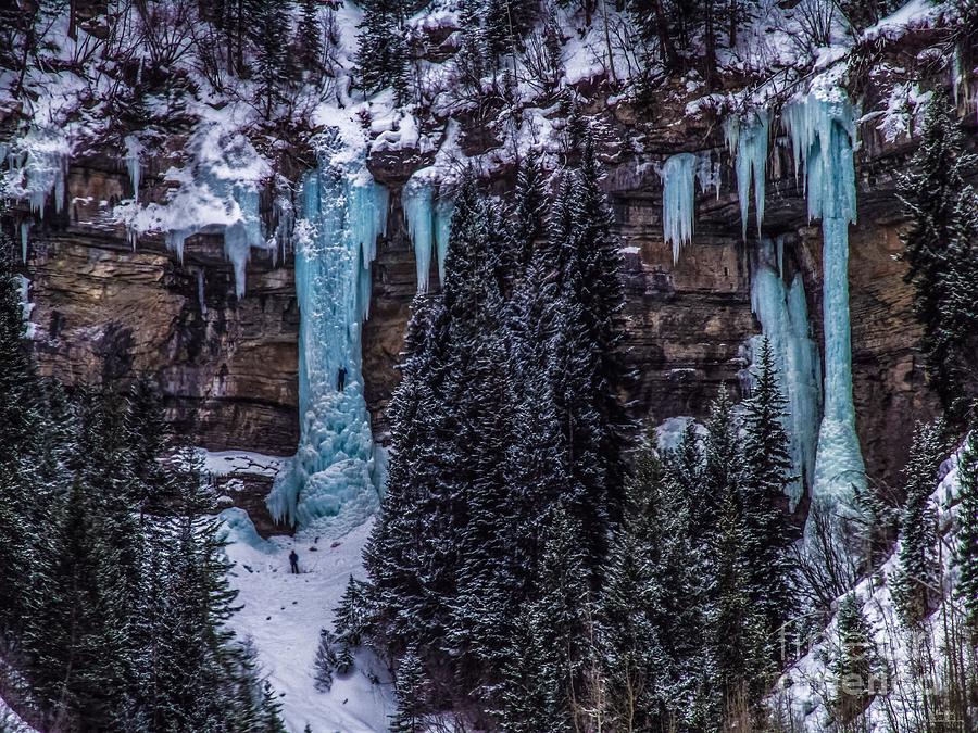 Ice Climbers Photograph by Jesse Post