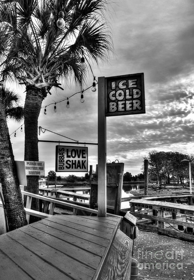 Ice Cold Beer BW Photograph by Mel Steinhauer