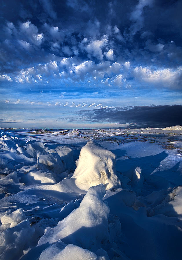 Ice Cold Blue Photograph by Phil Koch