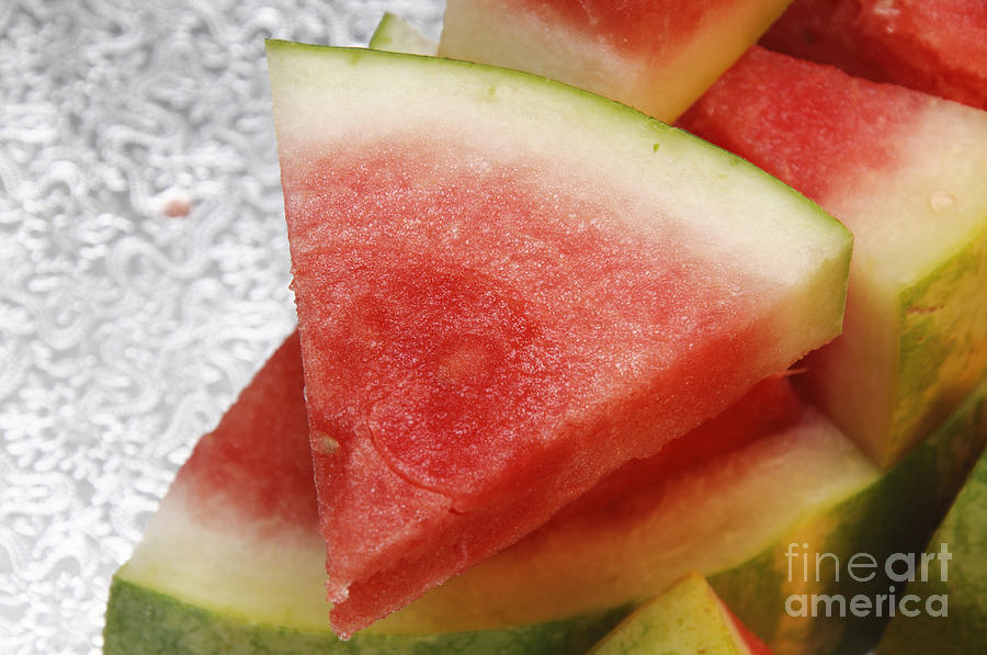 Ice Cold Watermelon Slices 1 Photograph by Andee Design