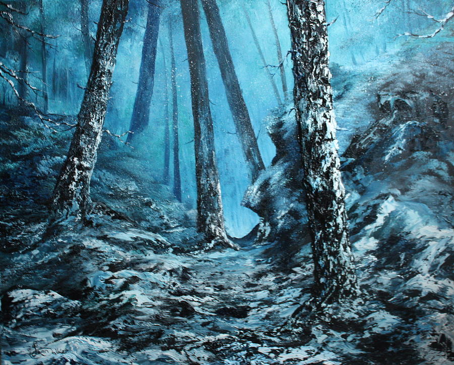 Tree Painting - Ice Cold Wonder by Jean Walker