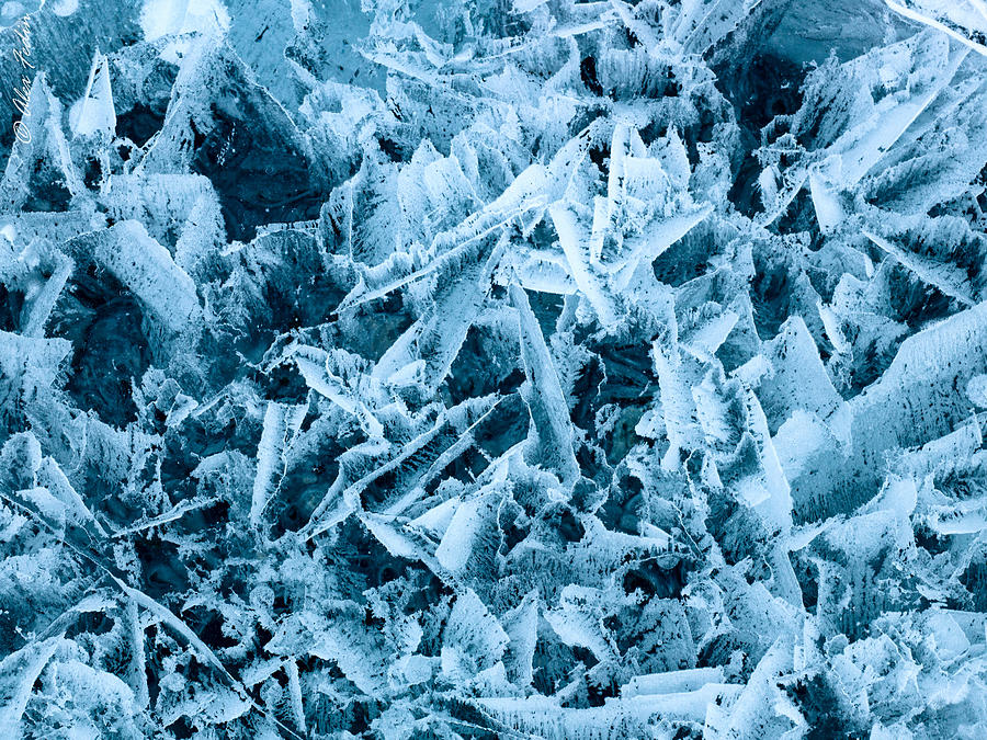 Ice Cracks Photograph by Alexander Fedin