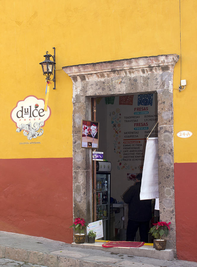 Ice Cream Shop San Miguel de Allende Photograph by Cathy Anderson