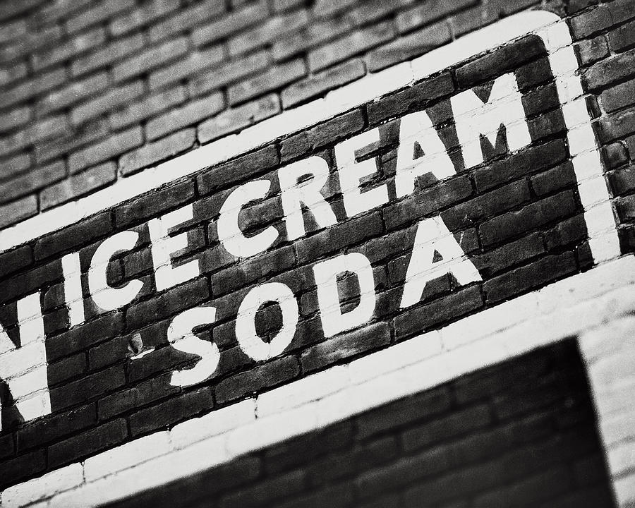 Black And White Photograph - Ice Cream Soda II by Lisa R