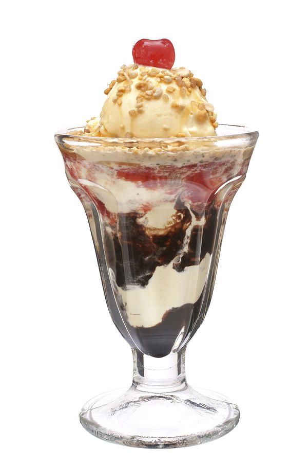 Ice Cream Photograph - Ice Cream Sundae by Donald  Erickson