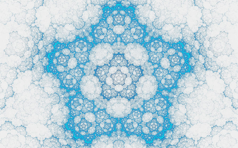Ice Crystals Digital Art by Gary Blackman