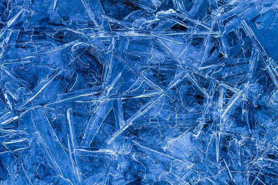 Ice Crystals Photograph by Teri Virbickis