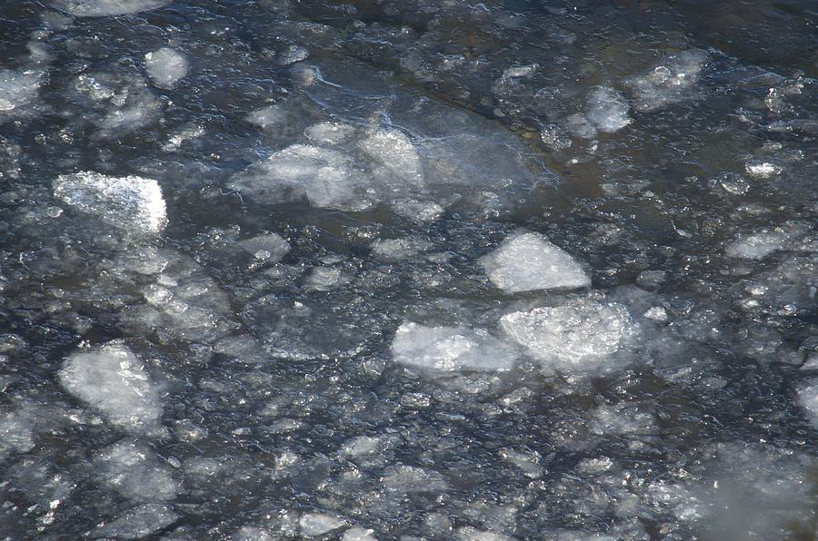 Ice Cubes on the Lake Photograph by Hella Buchheim - Fine Art America